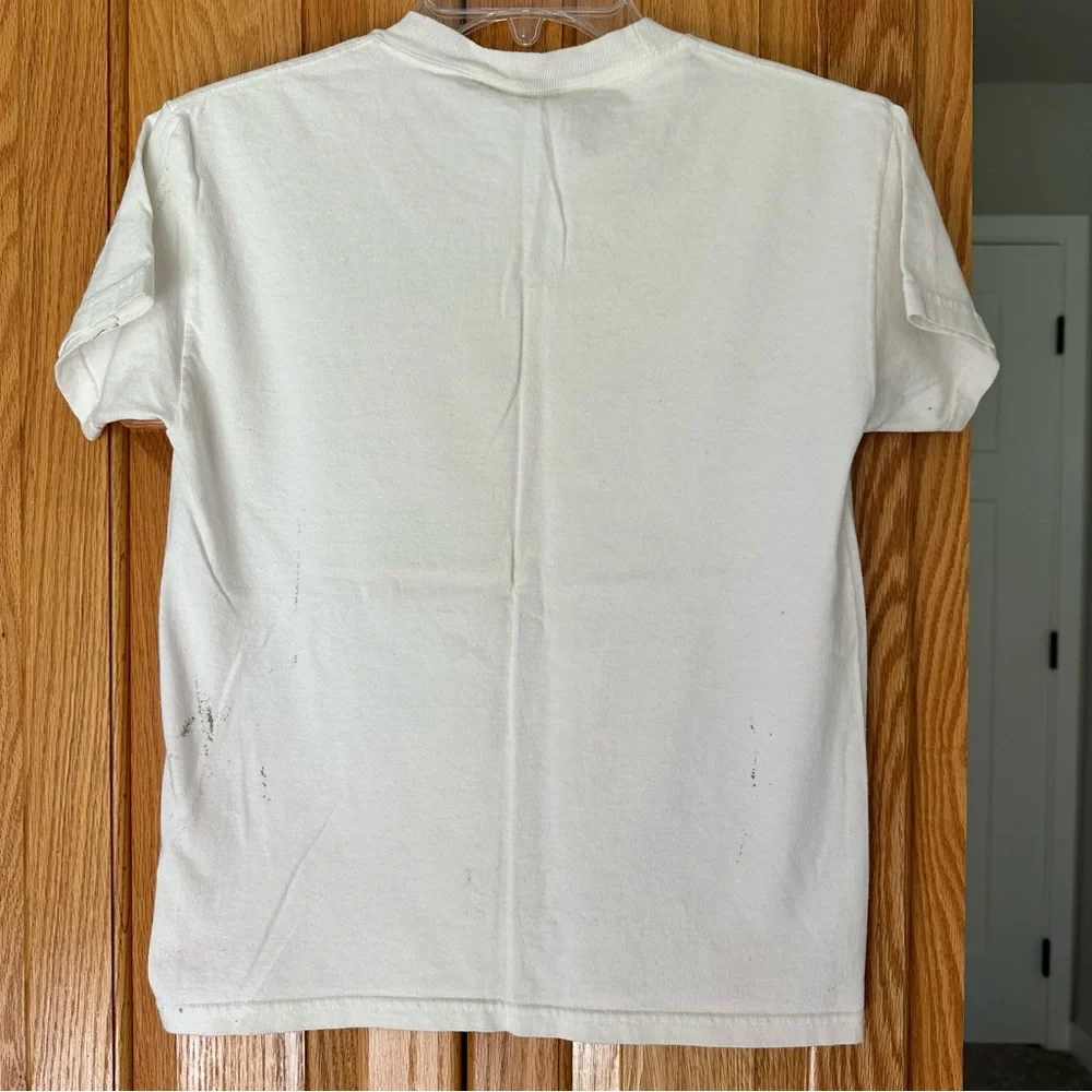 Hanes White Short Sleeve Tee with Graphic design youth M 10-12 y.o. - Picture 5 of 8